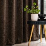 Cofee color select blackout curtain